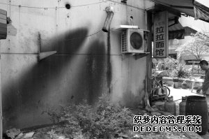 绿化带何堪油烟熏，立案查处