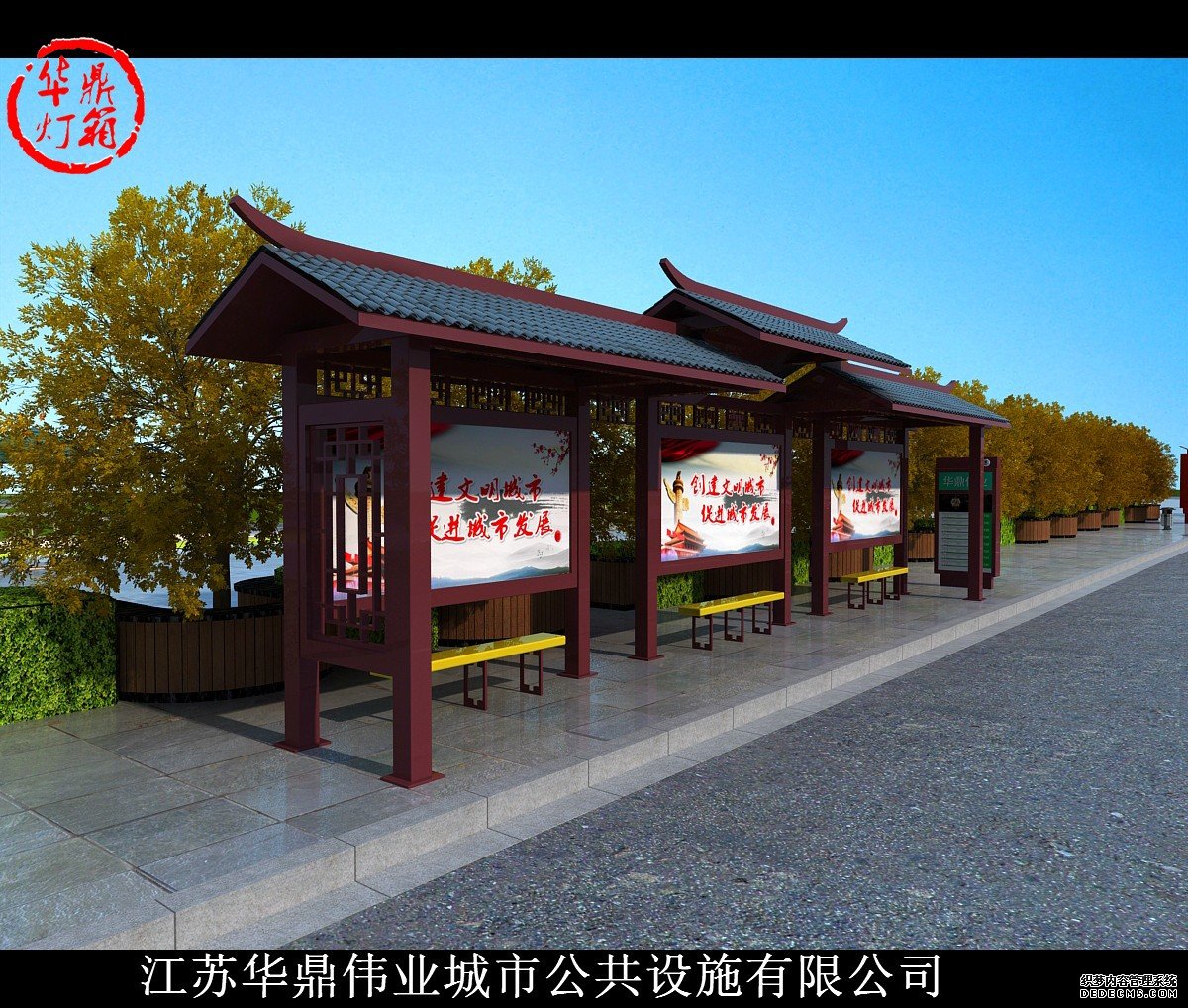 洛阳复古候车亭专业生产质量好