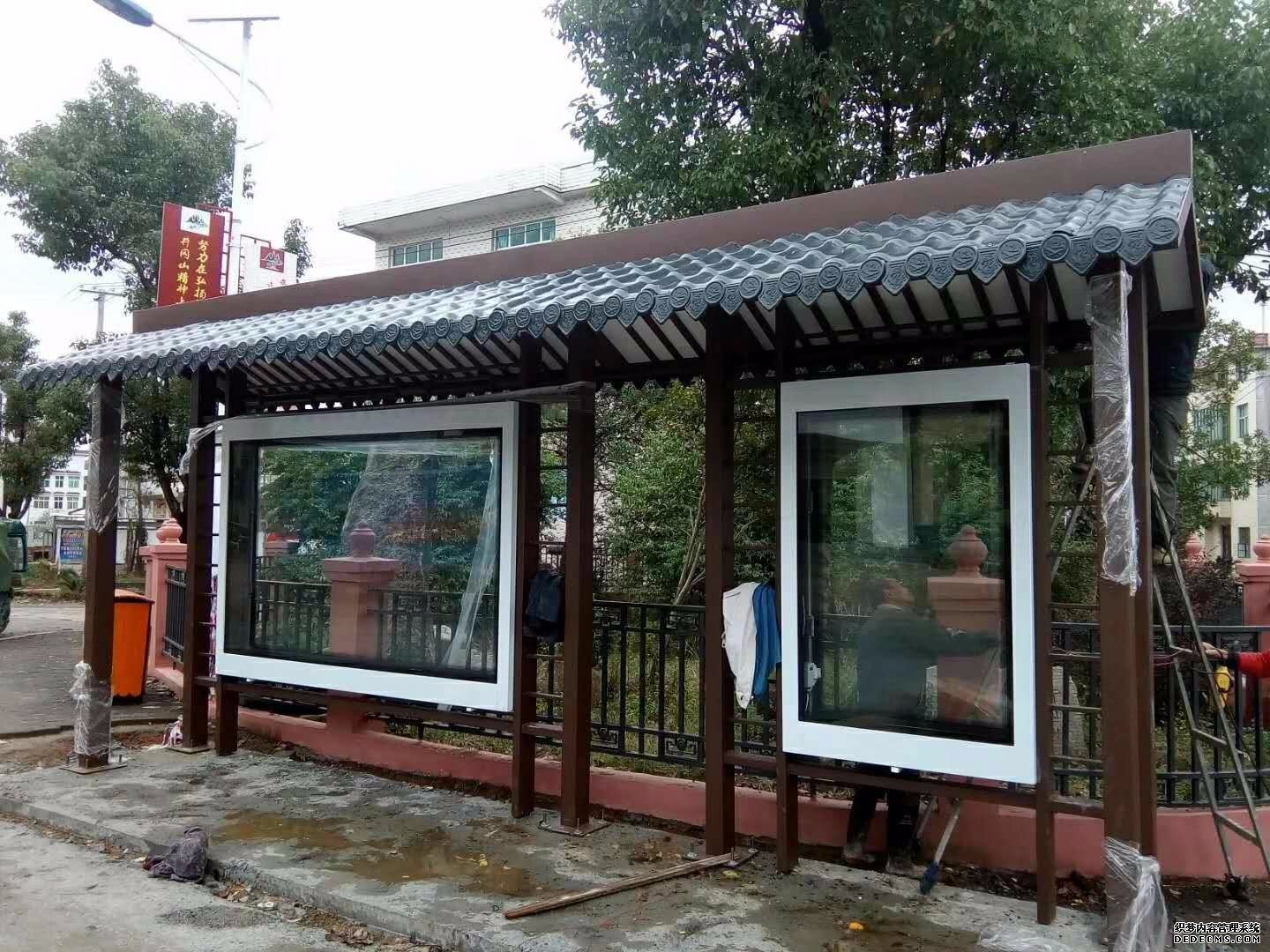 邵阳不锈钢公交站台要想全部承包下来